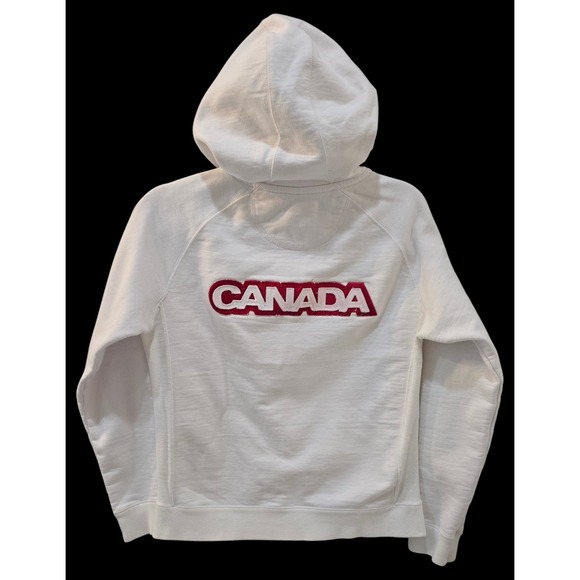 Canada Winter Olympics Vancouver 2010 Hoodie Whistler Embroidery Canada Applique - Picture 1 of 10